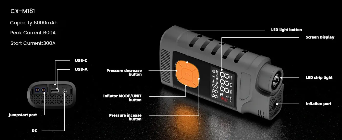 the details of jump starter
