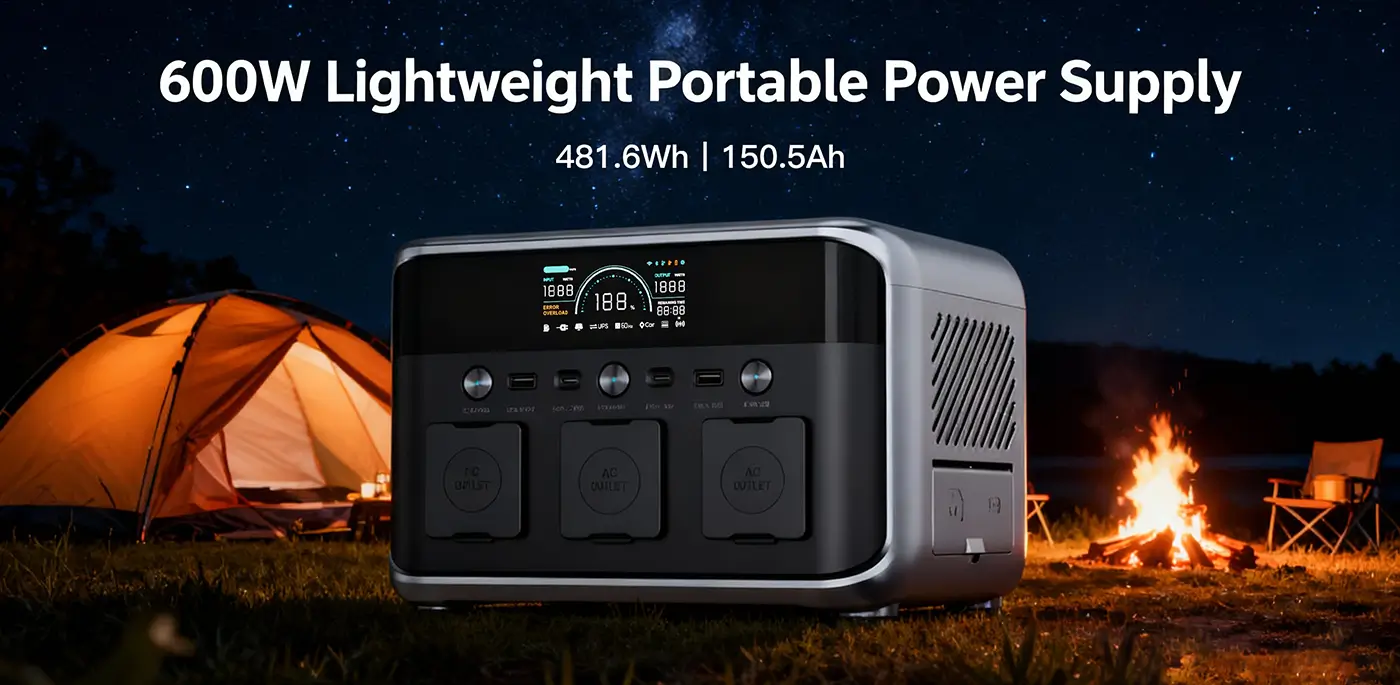 CXJPowers Portable 600W LFP Power Station for Camping CXJPowers Portable 600W LFP Power Station for Camping