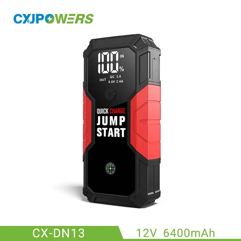 Automatic Car Jump Starter with Emergency Hammer