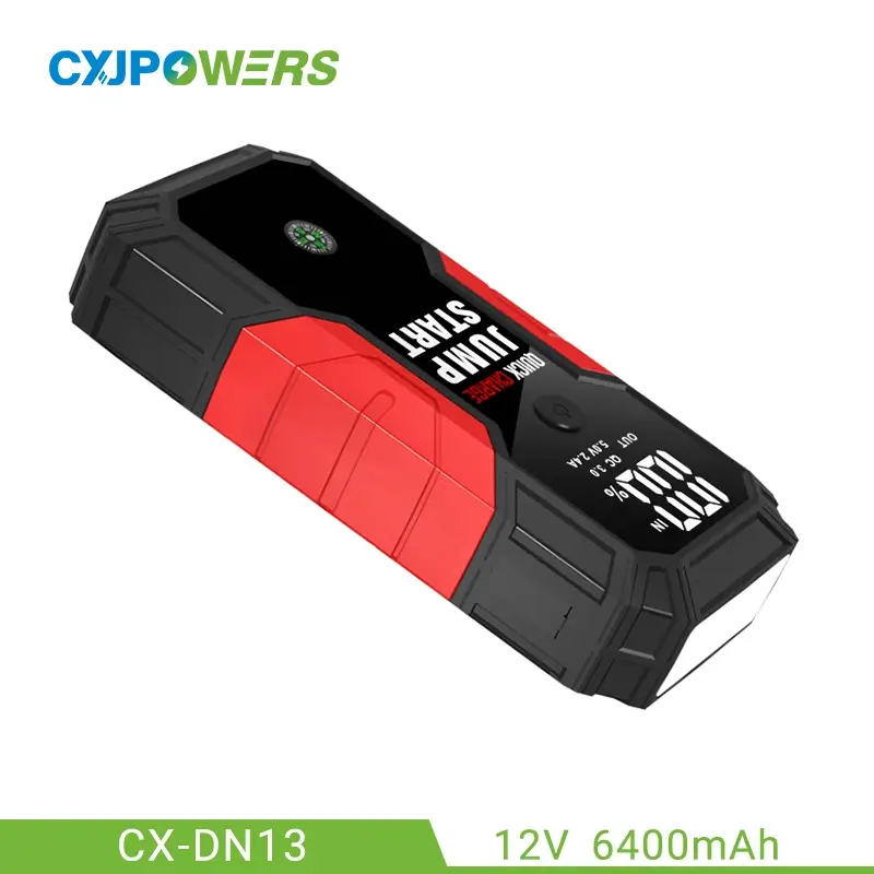 Automatic Car Jump Starter with Emergency Hammer