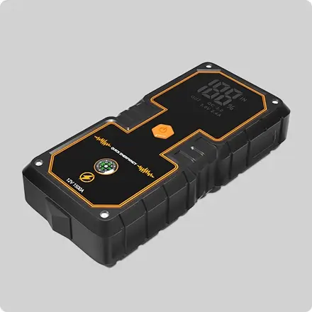 the jump starter is abs+pc fireproof shell the jump starter is abs+pc fireproof shell