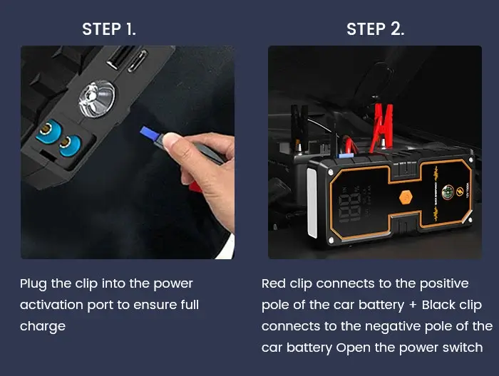 how to use the jump starter-01 how to use the jump starter-01