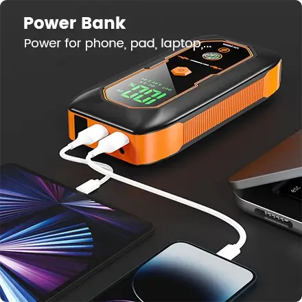 the jump starter is 15000mah portable power bank the jump starter is 15000mah portable power bank