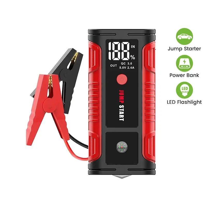 Portable Power Bank for Car with Emergency Hammer
