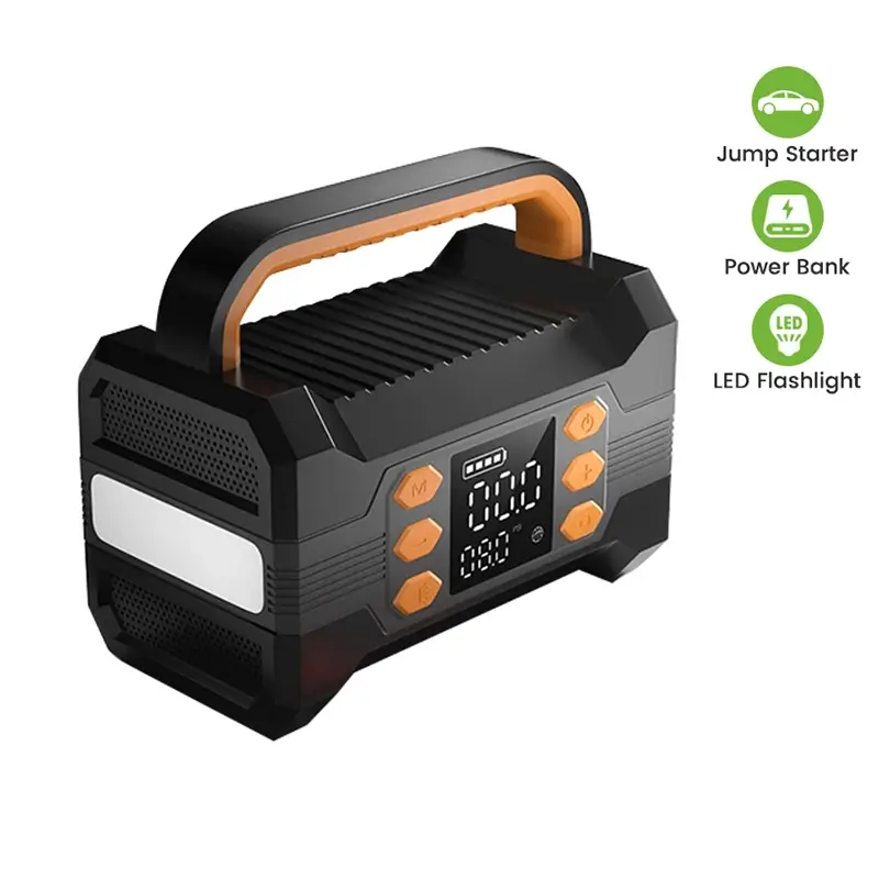 12V Battery Power Jump Starter with Air Compressor