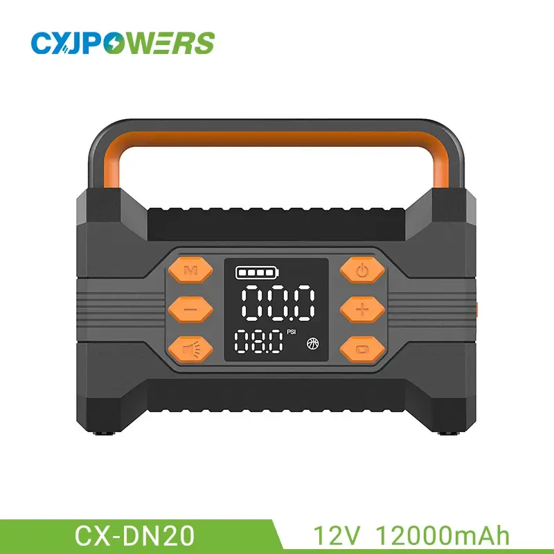 12V Battery Power Jump Starter with Air Compressor