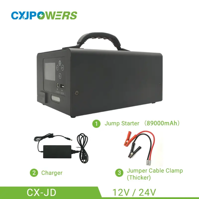 24 Volt Jump Starter for Vehicle Dual-mode Power