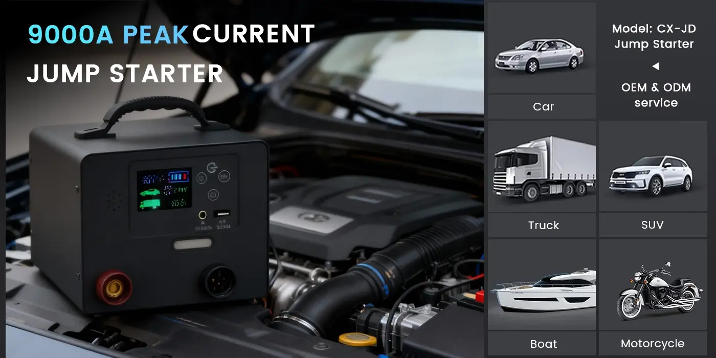 12V Jump Starter CX-JD Applicable Vehicle types 12V Jump Starter CX-JD Applicable Vehicle types