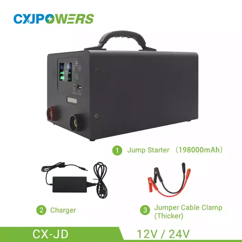 24 Volt Jump Starter for Vehicle Dual-mode Power
