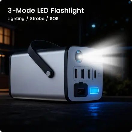 the jump starter is 3-mode led flashlight the jump starter is 3-mode led flashlight