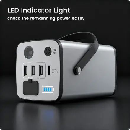 the jump starter is with led indicator light the jump starter is with led indicator light