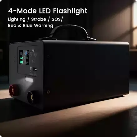 the jump starter is 4-mode led flashlight the jump starter is 4-mode led flashlight