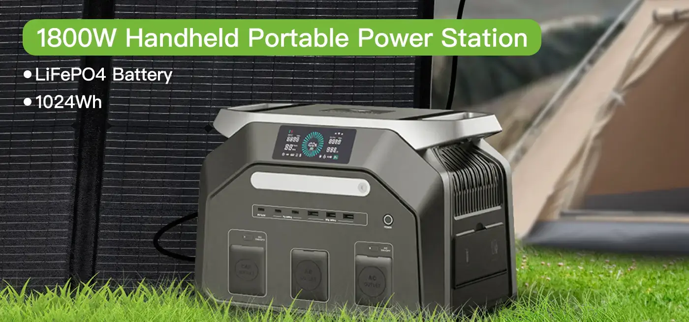 CXJPowers 1800W Handheld Portable Power Station