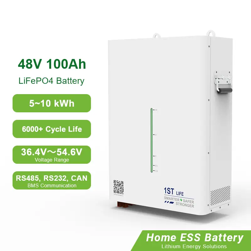 5-10kWh 48V 150Ah LiFePO4 Home Battery Pack