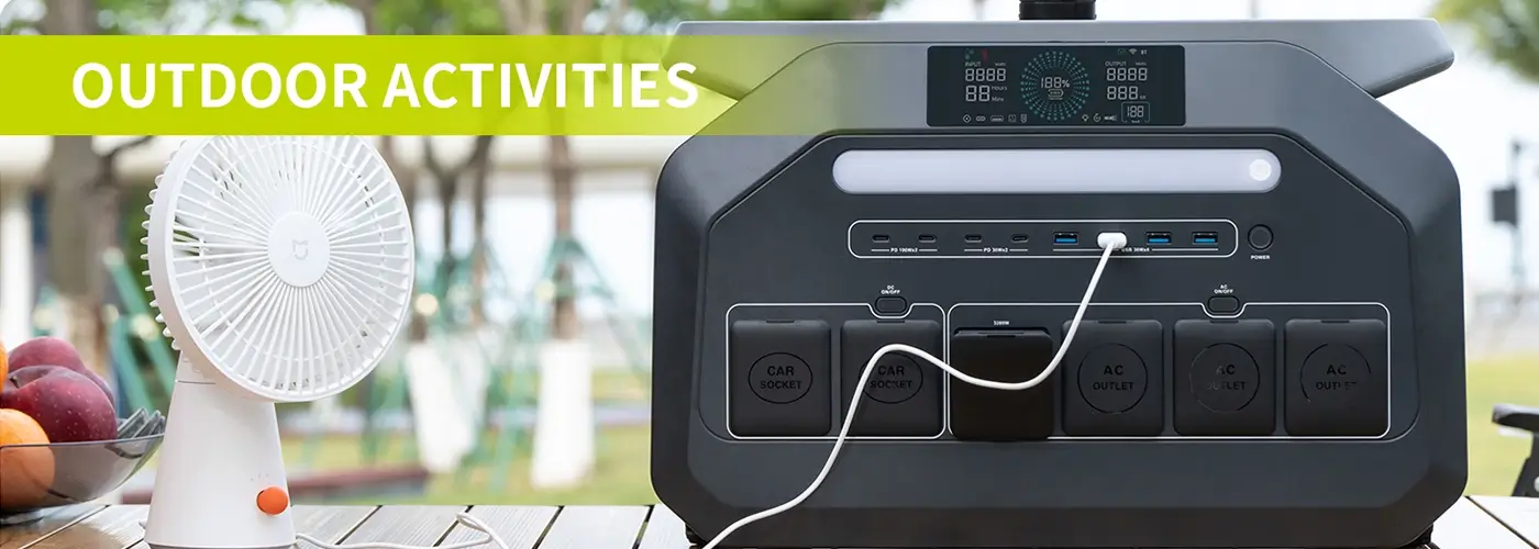 3200w portable power station for outdoor activities