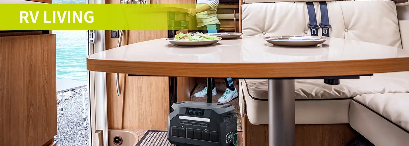 3200w portable power station for rv living